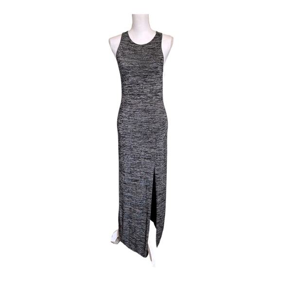 Wilfred Free Aritzia Eveline Racerback Bodycon Grey Tank Dress Medium - Picture 2 of 6